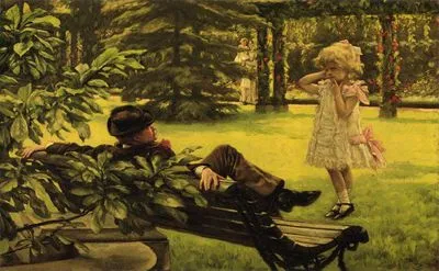 James Tissot Metal Wall Art