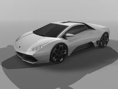 2010 Lamborghini Furia Concept Design of Amadou Ndiaye Poster