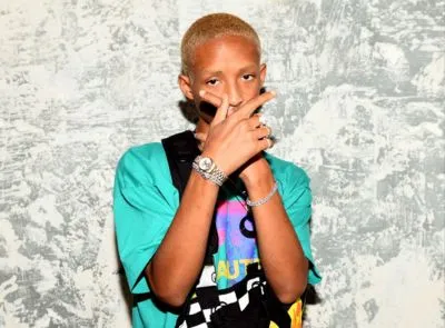 Jaden Smith White Water Bottle With Carabiner