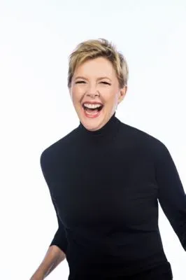 Annette Bening White Water Bottle With Carabiner