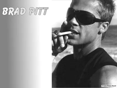 Brad Pitt Metal Wall Art