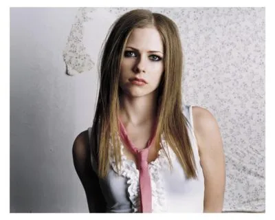 Avril Lavigne White Water Bottle With Carabiner