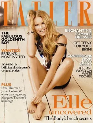 Elle MacPherson White Water Bottle With Carabiner