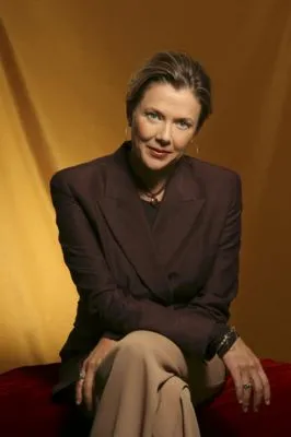 Annette Bening White Water Bottle With Carabiner