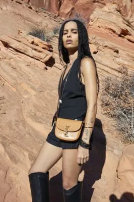 Zoe Kravitz White Water Bottle With Carabiner