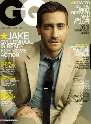 Jake Gyllenhaal Round Flask