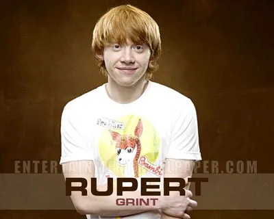 Rupert Grint White Water Bottle With Carabiner
