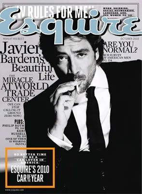 Javier Bardem White Water Bottle With Carabiner