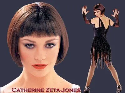 Catherine Zeta-Jones Women's Deep V-Neck TShirt