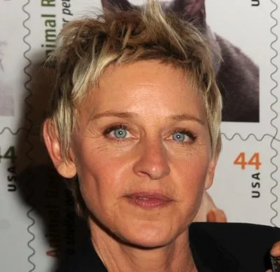 Ellen DeGeneres Round Flask