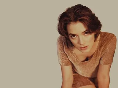 Winona Ryder Metal Wall Art