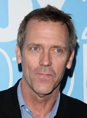 Hugh Laurie White Water Bottle With Carabiner