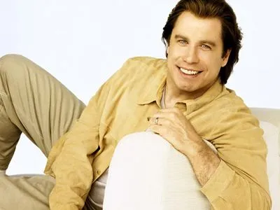 John Travolta Women's Deep V-Neck TShirt