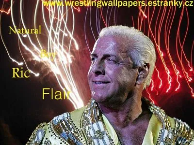 Ric Flair White Water Bottle With Carabiner