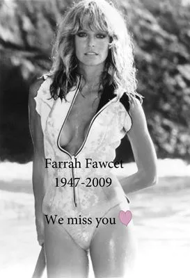 Farrah Fawcett 11oz White Mug