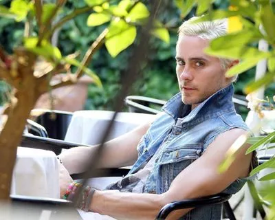 Jared Leto White Water Bottle With Carabiner