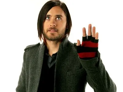 Jared Leto White Water Bottle With Carabiner