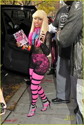 Nicki Minaj White Water Bottle With Carabiner