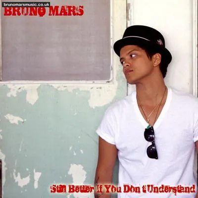 Bruno Mars White Water Bottle With Carabiner