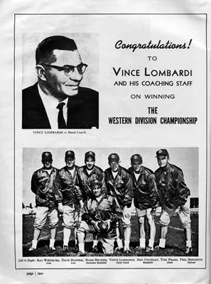 Vince Lombardi 15oz Colored Inner & Handle Mug