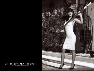 Christina Ricci Women's Deep V-Neck TShirt