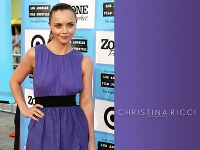 Christina Ricci White Water Bottle With Carabiner