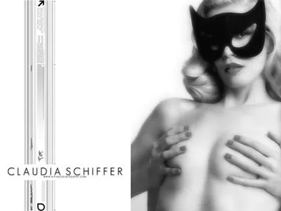 Claudia Schiffer 11oz Colored Rim & Handle Mug