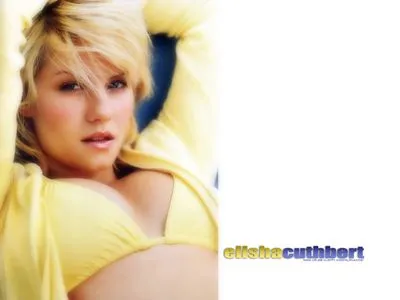 Elisha Cuthbert Round Flask