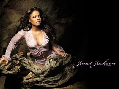 Janet Jackson Women's Deep V-Neck TShirt