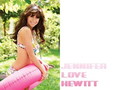 Jennifer Love Hewitt White Water Bottle With Carabiner