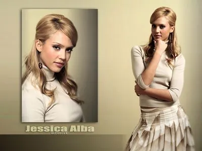 Jessica Alba Men's Heavy Long Sleeve TShirt