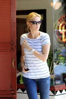 Charlize Theron White Water Bottle With Carabiner