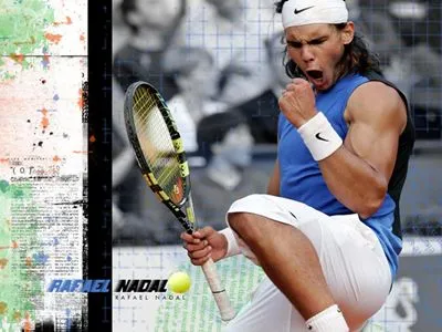 Rafael Nadal Metal Wall Art