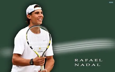 Rafael Nadal White Water Bottle With Carabiner