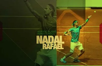 Rafael Nadal White Water Bottle With Carabiner