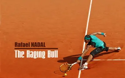 Rafael Nadal Round Flask