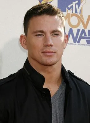 Channing Tatum White Water Bottle With Carabiner