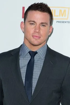 Channing Tatum White Water Bottle With Carabiner