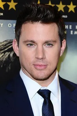 Channing Tatum White Water Bottle With Carabiner