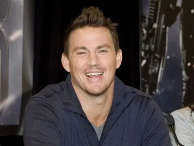 Channing Tatum White Water Bottle With Carabiner