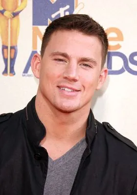 Channing Tatum White Water Bottle With Carabiner