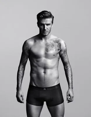 David Beckham Men's V-Neck T-Shirt
