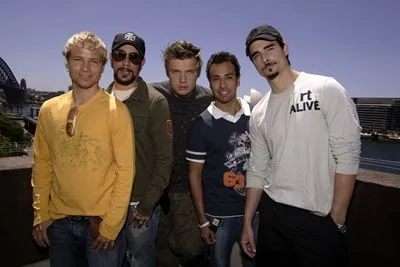 Backstreet Boys White Water Bottle With Carabiner