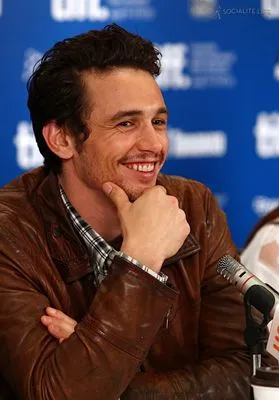 James Franco White Water Bottle With Carabiner