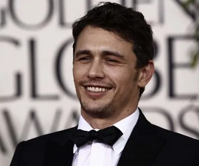 James Franco White Water Bottle With Carabiner