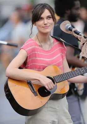 Keira Knightley White Water Bottle With Carabiner