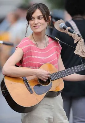 Keira Knightley White Water Bottle With Carabiner