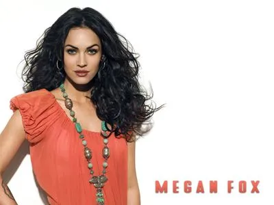 Megan Fox Round Flask