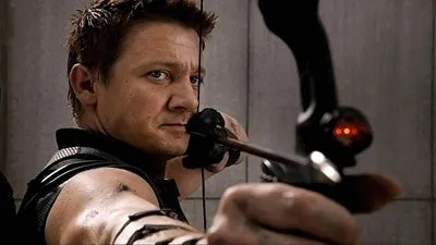 Jeremy Renner White Water Bottle With Carabiner