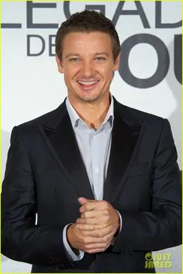 Jeremy Renner White Water Bottle With Carabiner